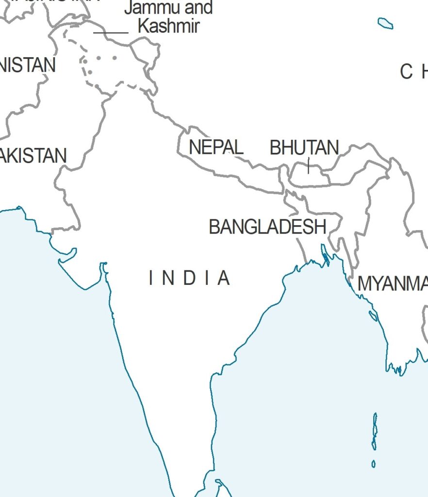 संयुक्त राष्ट्र के विश्व मानचित्र पर विवाद: जम्मू-कश्मीर और लद्दाख को लेकर भारत की स्पष्ट स्थिति world map 4651 r4 jul26